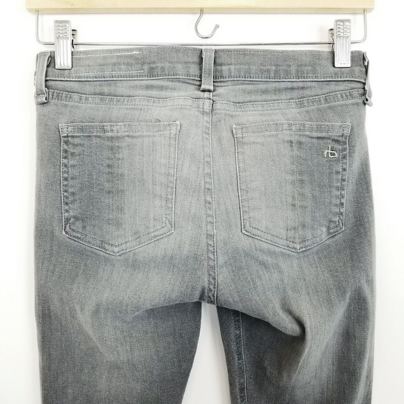 Rag & Bone Gray Buxton Skinny Jeans | 25 - Picture 6 of 7